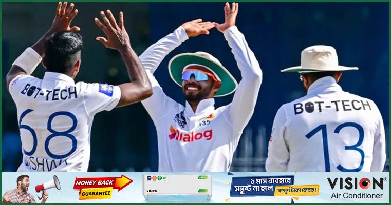 কলম্বোয় দুই ফার্নান্দোর বোলিং নৈপুণ্যে দিনভর শ্রীলঙ্কার দাপট